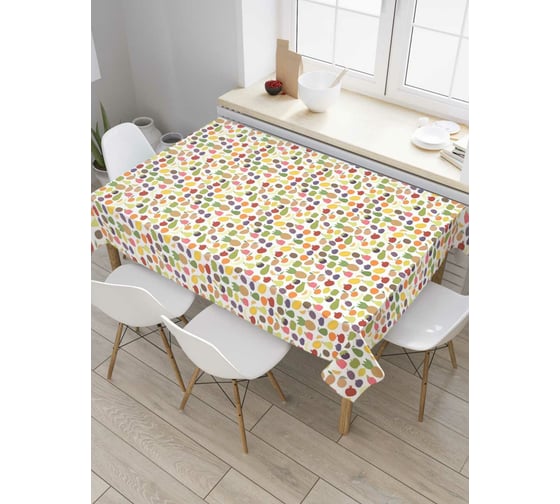 Прямоугольная скатерть JOYARTY Бесконечные фрукты из сатена tc_71734_120x145 1