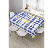 Прямоугольная скатерть JOYARTY Абстрактная клетка из сатена tc_34732_120x145