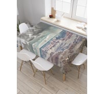 Прямоугольная скатерть JOYARTY Ветренные горы из сатена tc_19792_120x145