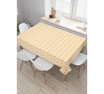 Прямоугольная скатерть JOYARTY Бежевый орнамент из сатена tc_30146_120x145