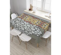 Прямоугольная скатерть JOYARTY Абстрактные формы из сатена tc_28349_120x145