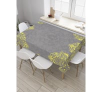 Прямоугольная скатерть JOYARTY Ажурная рамка из сатена tc_34711_120x145