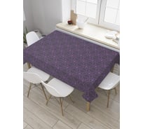 Прямоугольная скатерть JOYARTY Ажур в виньетке из сатена tc_35067_120x145