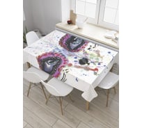 Прямоугольная скатерть JOYARTY Взгляд смерти из сатена tc_35930_120x145