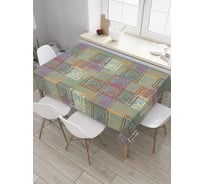 Прямоугольная скатерть JOYARTY Абстракция красок из сатена tc_31258_120x145
