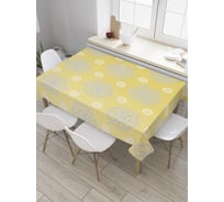 Прямоугольная скатерть JOYARTY Ажурные снежинки из сатена tc_34714_120x145