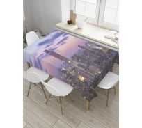 Прямоугольная скатерть JOYARTY Вечерний миллионник из сатена tc_32905_120x145