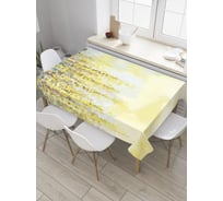 Прямоугольная скатерть JOYARTY Весна красит из сатена tc_9133_120x145