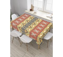 Прямоугольная скатерть JOYARTY Бесшовный мексиканский узор из сатена tc_27823_120x145