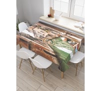 Прямоугольная скатерть JOYARTY Архитектура Венеции из сатена tc_37885_120x145
