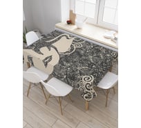 Прямоугольная скатерть JOYARTY Ажуры в портрете из сатена tc_29012_120x145