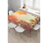 Прямоугольная скатерть JOYARTY В круге пальм из сатена tc_19467_120x145