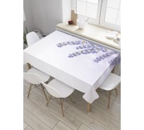 Прямоугольная скатерть JOYARTY Букет лаванды из сатена tc_32561_120x145