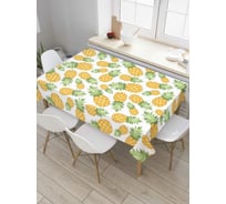 Прямоугольная скатерть JOYARTY Ананасовое настроение из сатена tc_44327_120x145