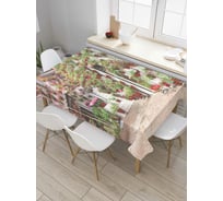 Прямоугольная скатерть JOYARTY Андалузская Кордоба из сатена tc_4864_120x145