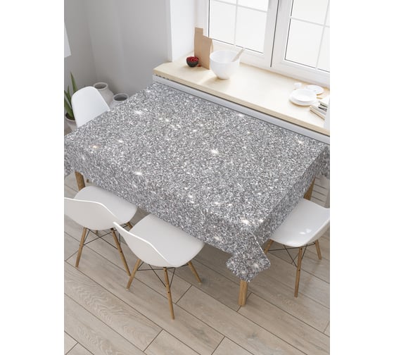 Прямоугольная скатерть JOYARTY Блестящий шум из сатена tc_24101_120x145 1