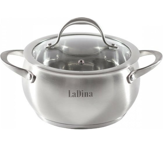 Кастрюля Ladina OLIVIA из нержавеющей стали 20 см 3.3 л 62020 1