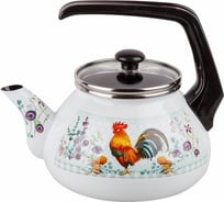 Эмалированный стальной чайник PERFECTO LINEA Золотой гребешок 2.2 л 52-659222