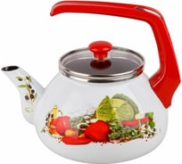 Эмалированный стальной чайник PERFECTO LINEA Урожай 2.2 л 52-881122
