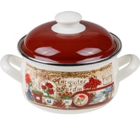 Эмалированная стальная кастрюля PERFECTO LINEA Антик 3.8 л 50-352138