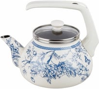Эмалированный стальной чайник PERFECTO LINEA Мон Жардин 2.2 л 52-832422