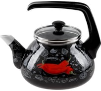 Эмалированный стальной чайник PERFECTO LINEA Перчик 2.2 л 52-367822