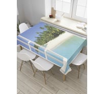 Прямоугольная скатерть JoyArty Окно с неба из сатена tc_7873_120x145