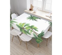 Прямоугольная скатерть JoyArty Пальмы из сатена tc_29047_120x145
