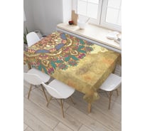 Прямоугольная скатерть JoyArty Мандала таинства из сатена tc_26421_120x145