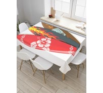 Прямоугольная скатерть JoyArty Креативные серфы из сатена tc_9685_120x145