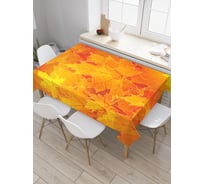 Прямоугольная скатерть JoyArty Листопад из сатена tc_37683_120x145