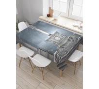 Прямоугольная скатерть JoyArty Магическая беседка из сатена tc_19165_120x145