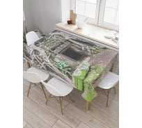 Прямоугольная скатерть JoyArty Лесной подвал из сатена tc_4145_120x145