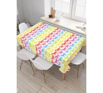 Прямоугольная скатерть JoyArty Лошадиные скачки из сатена tc_22365_120x145