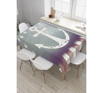 Прямоугольная скатерть JoyArty Ночной якорь из сатена tc_8327_120x145