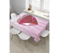 Прямоугольная скатерть JoyArty Коронование сердца из сатена tc_33600_120x145