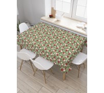 Прямоугольная скатерть JoyArty Маленькие новогодние шары из сатена tc_37139_120x145