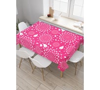 Прямоугольная скатерть JoyArty Круглые вихри из сатена tc_22142_120x145