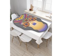 Прямоугольная скатерть JoyArty Обман зрения из сатена tc_21842_120x145