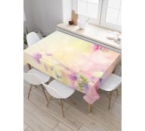 Прямоугольная скатерть JoyArty Облачный сад из сатена tc_21135_120x145
