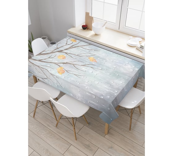 Прямоугольная скатерть JoyArty Осеннее небо из сатена tc_3196_120x145 1