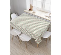 Прямоугольная скатерть JoyArty Маленькие квадратики из сатена tc_28256_120x145