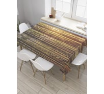 Прямоугольная скатерть JoyArty Лучи солнца из сатена tc_8946_120x145