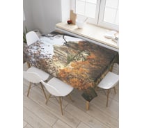 Прямоугольная скатерть JoyArty Недосягаема высь из сатена tc_19002_120x145