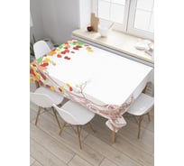 Прямоугольная скатерть JoyArty Осенняя тоска из сатена tc_18837_120x145