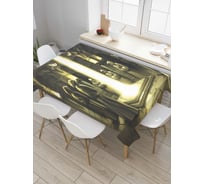 Прямоугольная скатерть JoyArty Колдовские сборы из сатена tc_32902_120x145