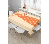 Прямоугольная скатерть JoyArty Опрятный Кевин из сатена tc_3982_120x145