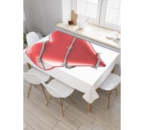 Прямоугольная скатерть JoyArty Любовный оберег из сатена tc_9995_120x145