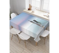Прямоугольная скатерть JoyArty Небесная гладь из сатена tc_19851_120x145