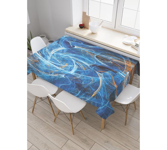 Прямоугольная скатерть JoyArty Паутинная иллюзия из сатена tc_21565_120x145 1